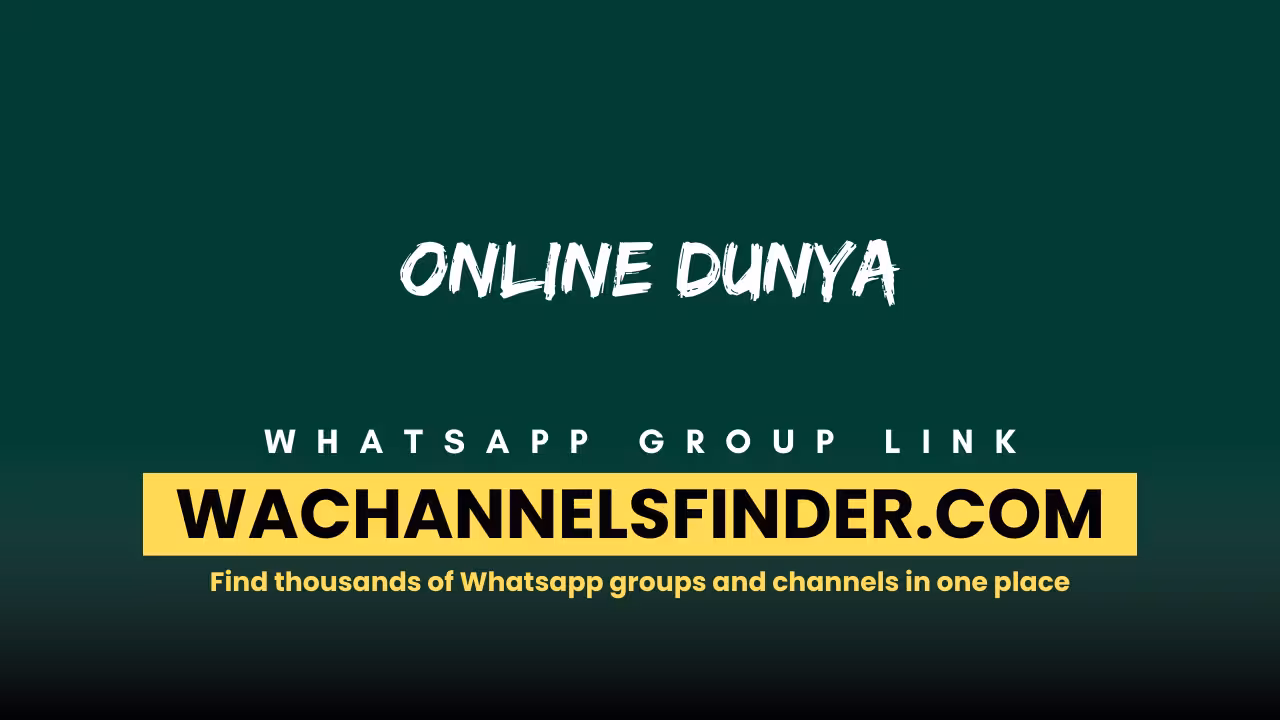 ONLINE DUNYA - WhatsApp Channel
