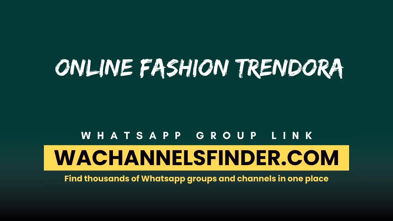 Online Fashion Trendora - WhatsApp Channel