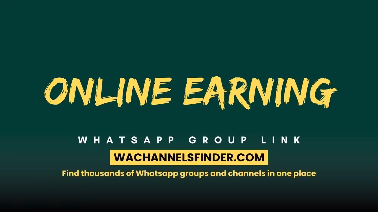 Online Earning - WhatsApp Channel