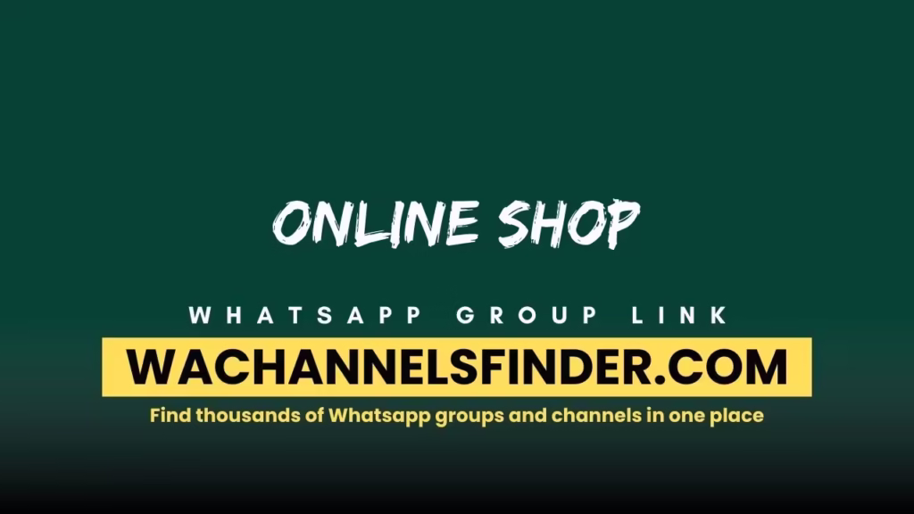 Online shop Whatsapp Group Link