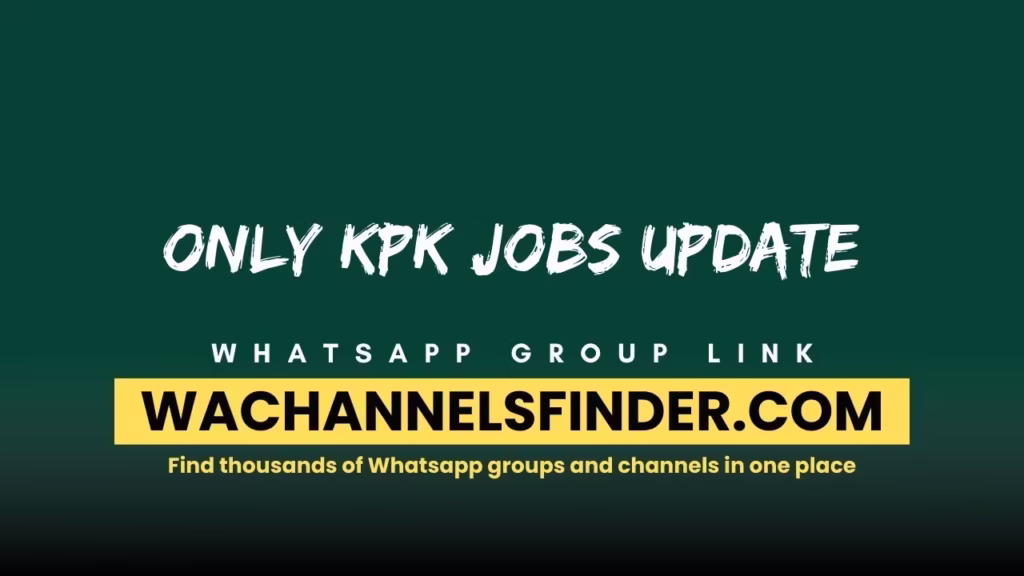 Only KPK jobs update Whatsapp Group Link