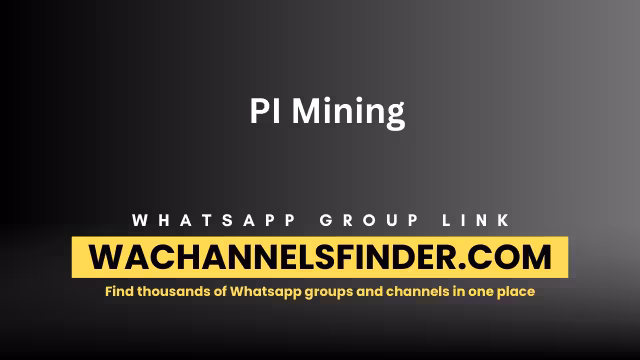 PI Mining - WhatsApp Channel
