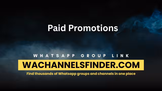 Paid Promotions Whatsapp Group link