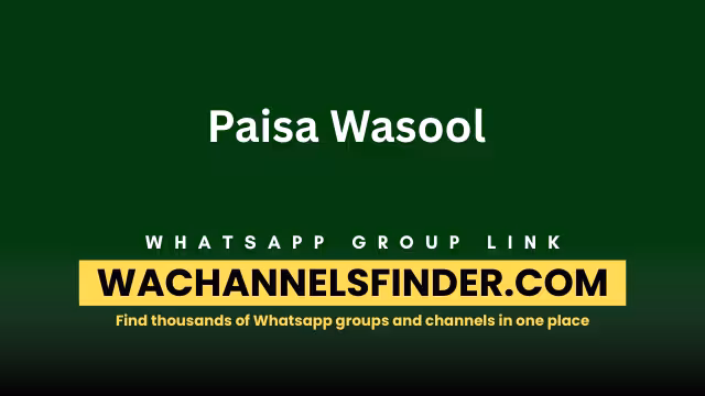 Paisa Wasool - WhatsApp Channel