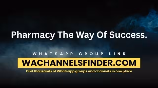 PHARMACY THE WAY OF SUCCESS. - WhatsApp Channel
