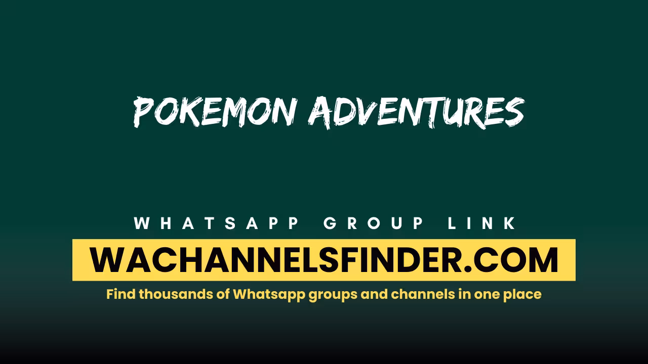 Pokemon Adventures - WhatsApp Channel