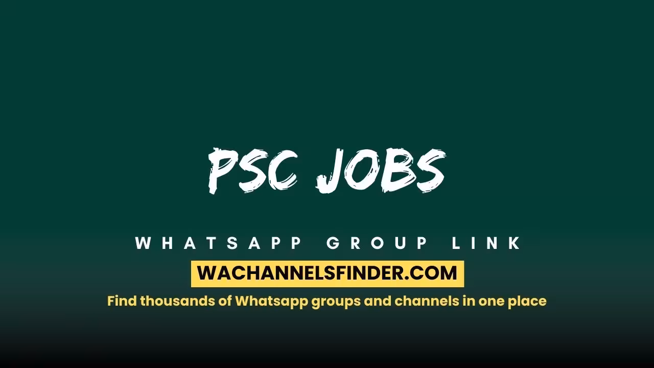 Psc jobs - WhatsApp Channel
