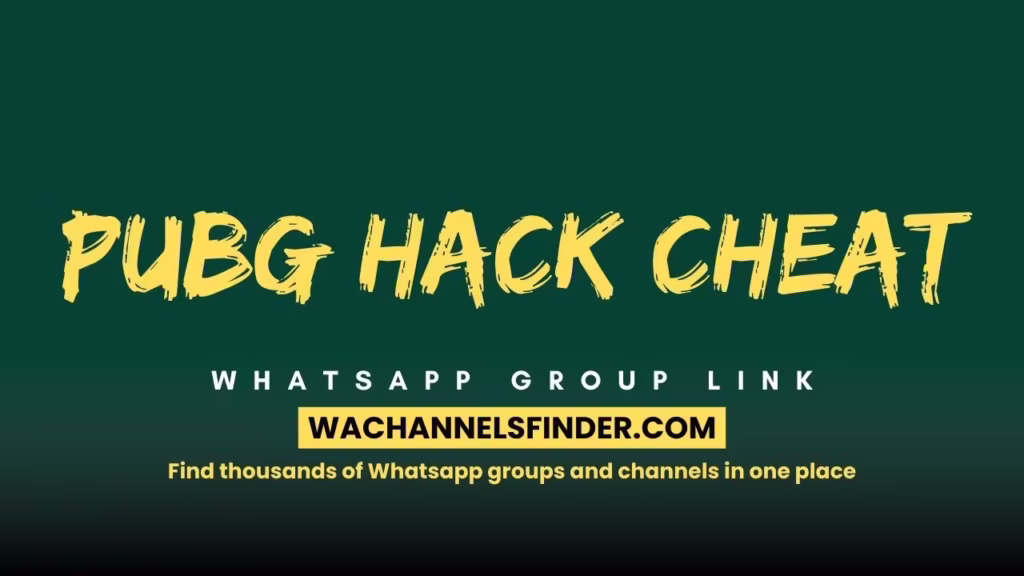 Pubg Hack Cheat Whatsapp Group Link