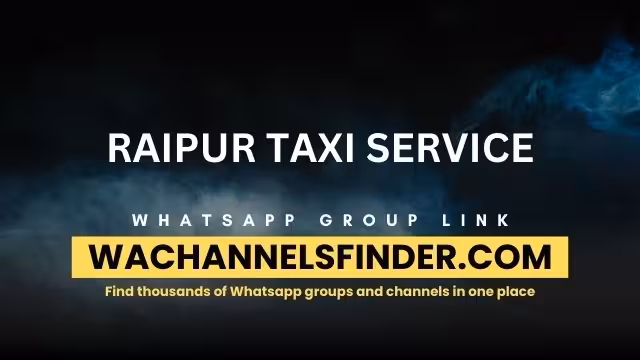 RAIPUR TAXI SERVICE - WhatsApp Channel