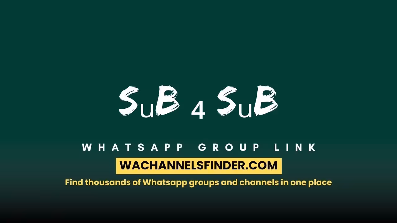 SᵤB ₄ SᵤB - WhatsApp Channel