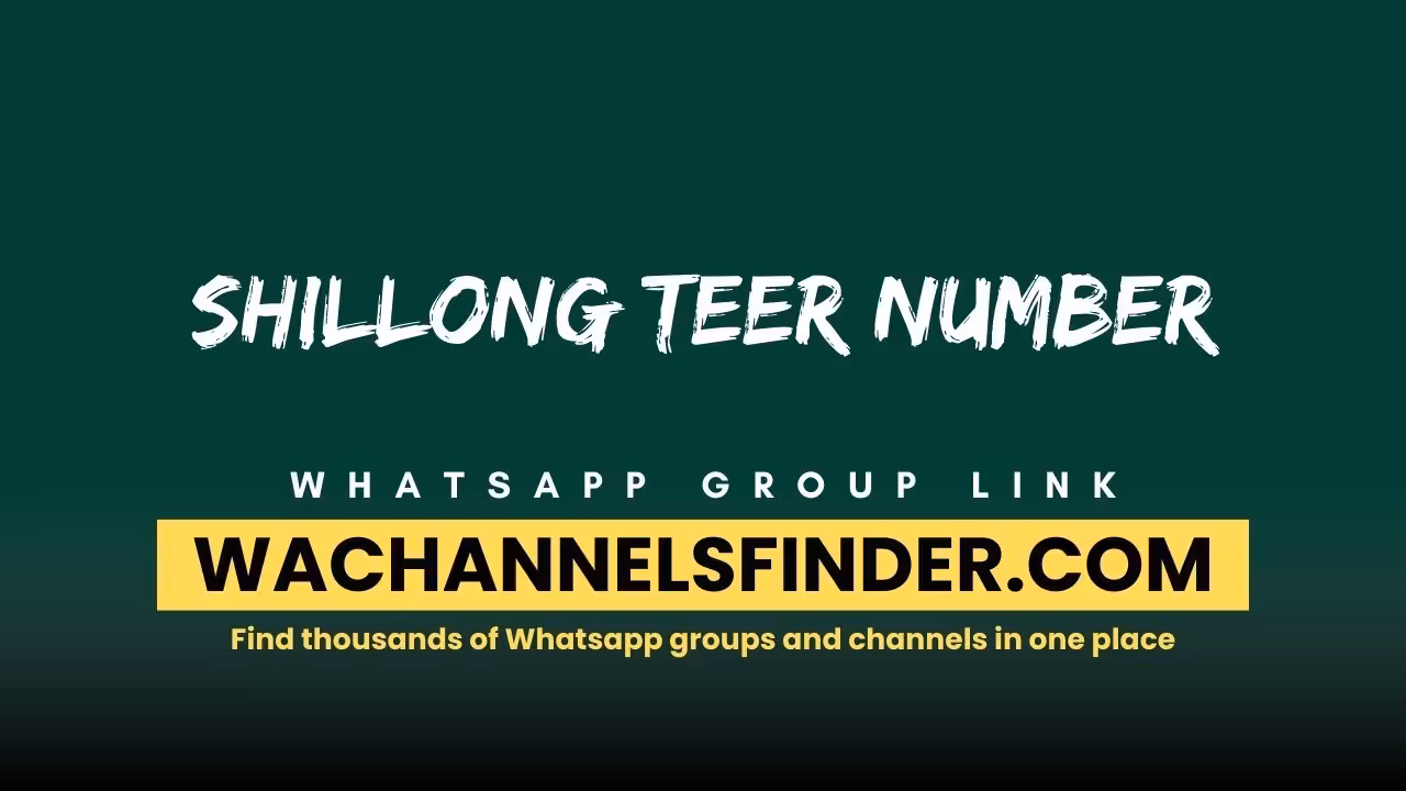 Shillong Teer Number - WhatsApp Channel