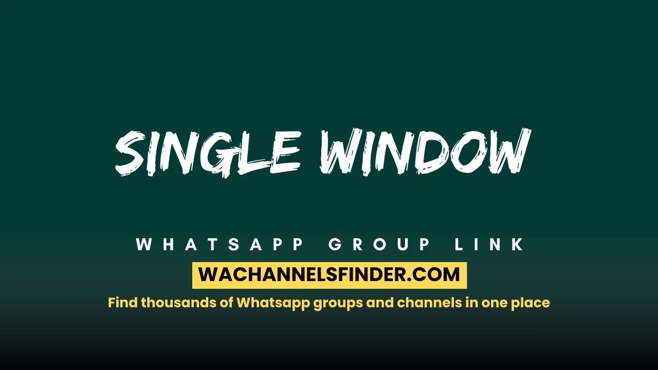 Single Window - WhatsApp Channel