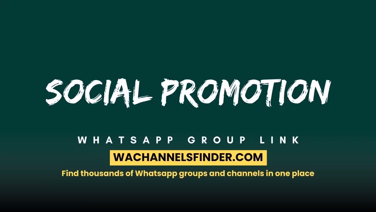 Social Promotion - WhatsApp Channel