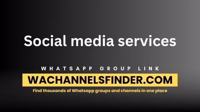 Social media services - WhatsApp Channel