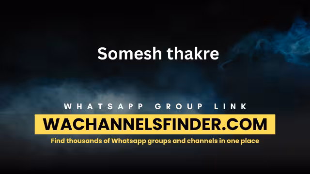 Somesh thakre - WhatsApp Channel