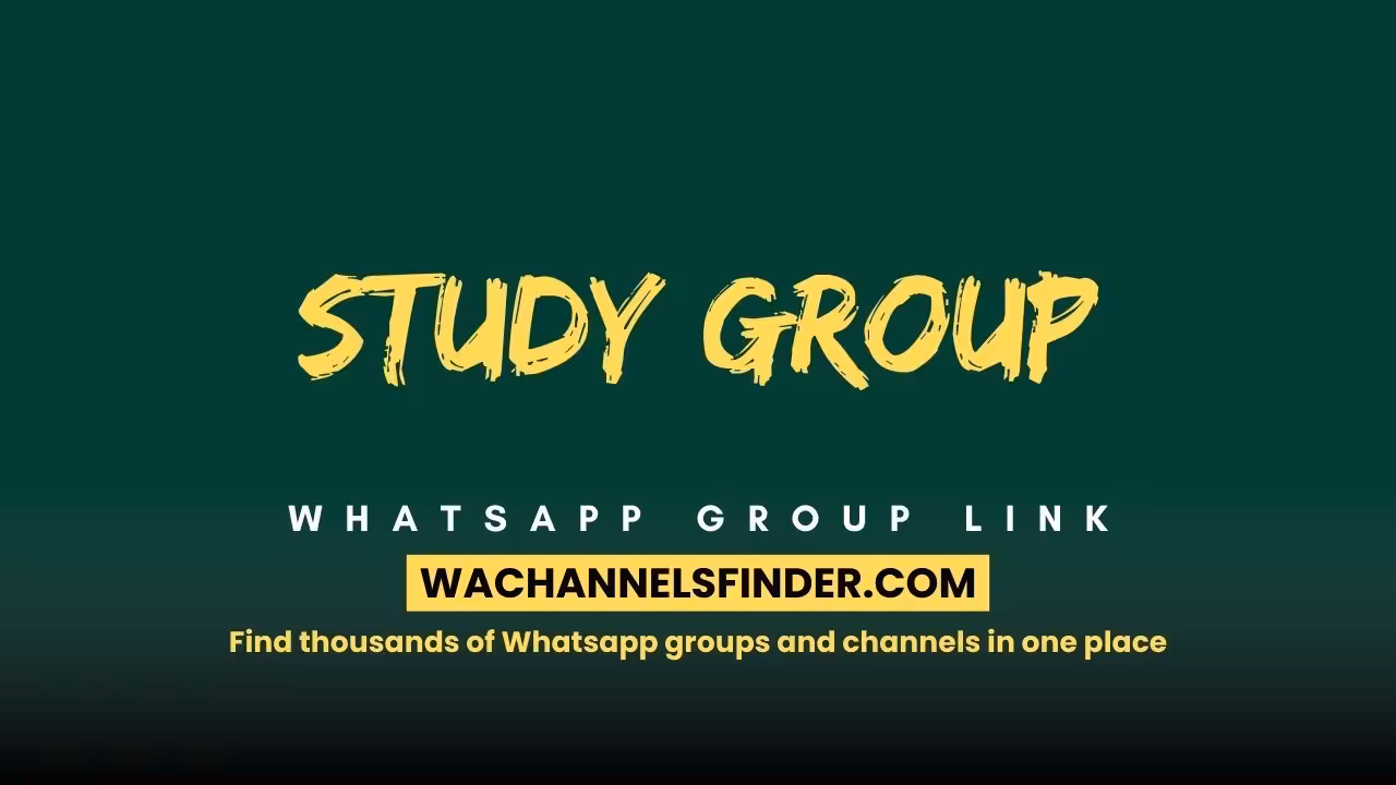 Study group - WhatsApp Channel