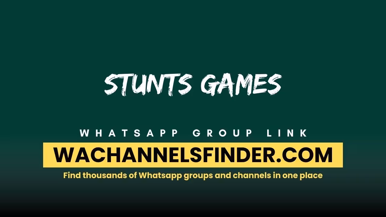 Stunts Games - WhatsApp Channel