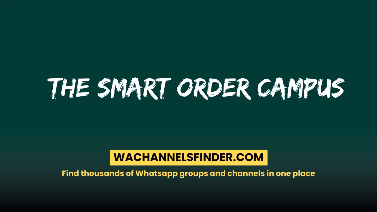 The Smart Order Campus - WhatsApp Channel