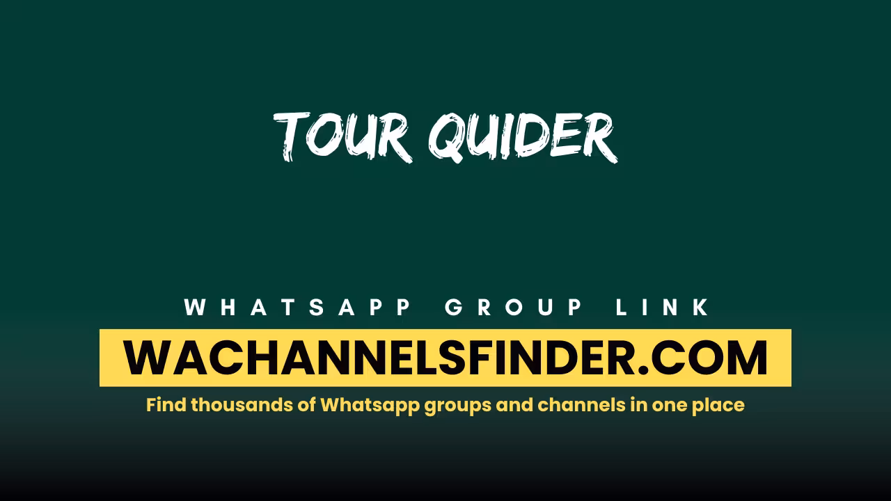 Tour Quider - WhatsApp Channel