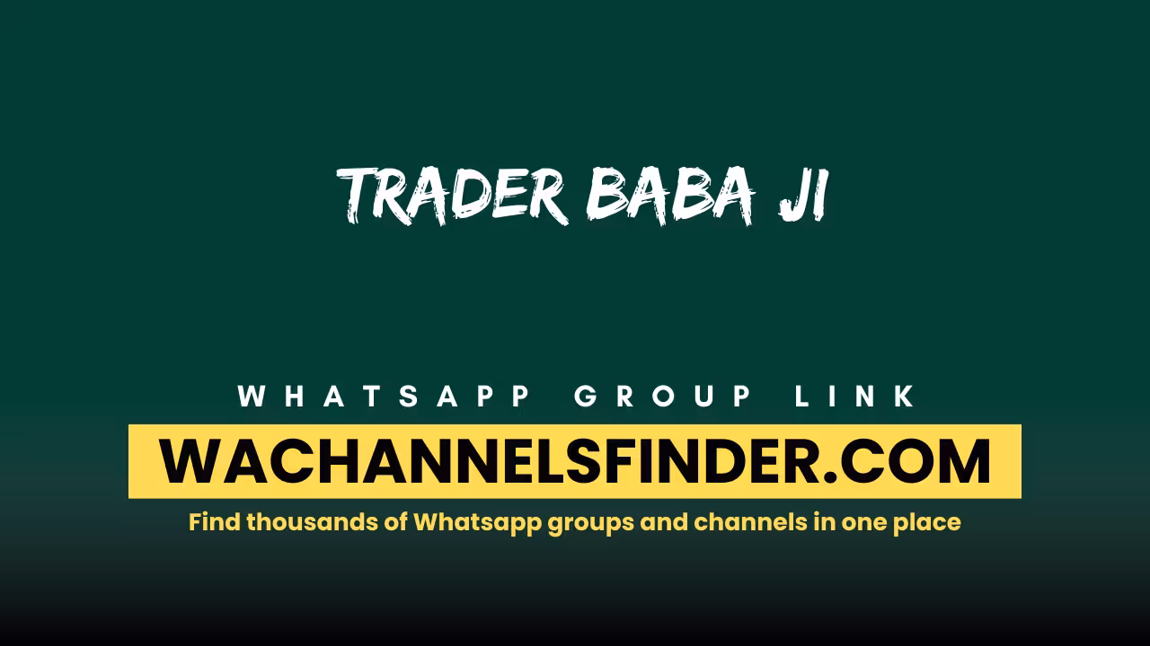 TRADER BABA Ji - WhatsApp Channel
