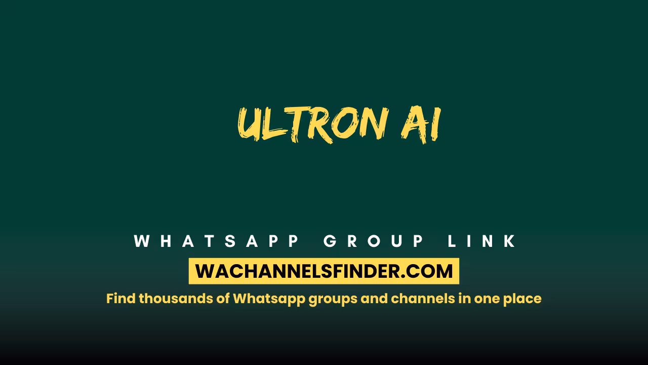 Ultron AI - WhatsApp Channel