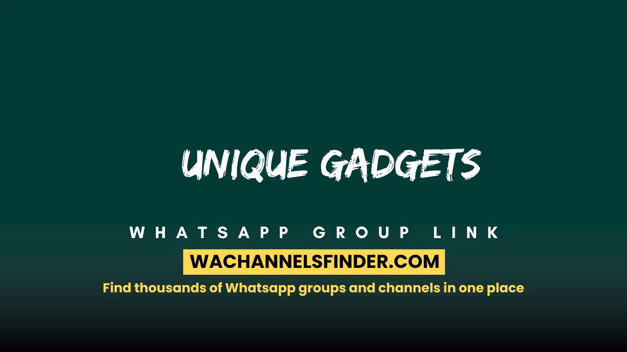 Unique Gadgets - WhatsApp Channel