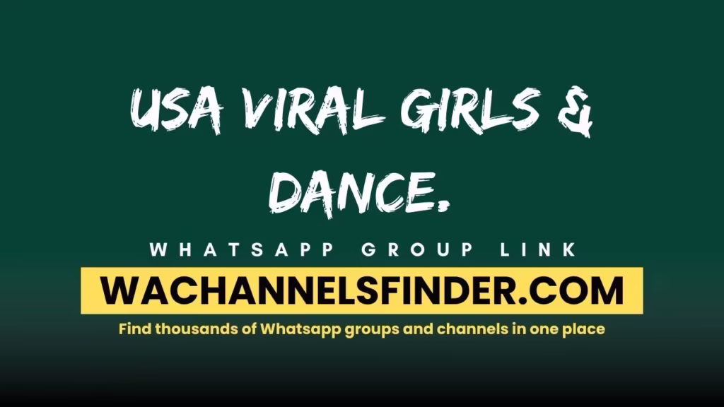 Usa Viral Girls & Dance…. Whatsapp Group Link