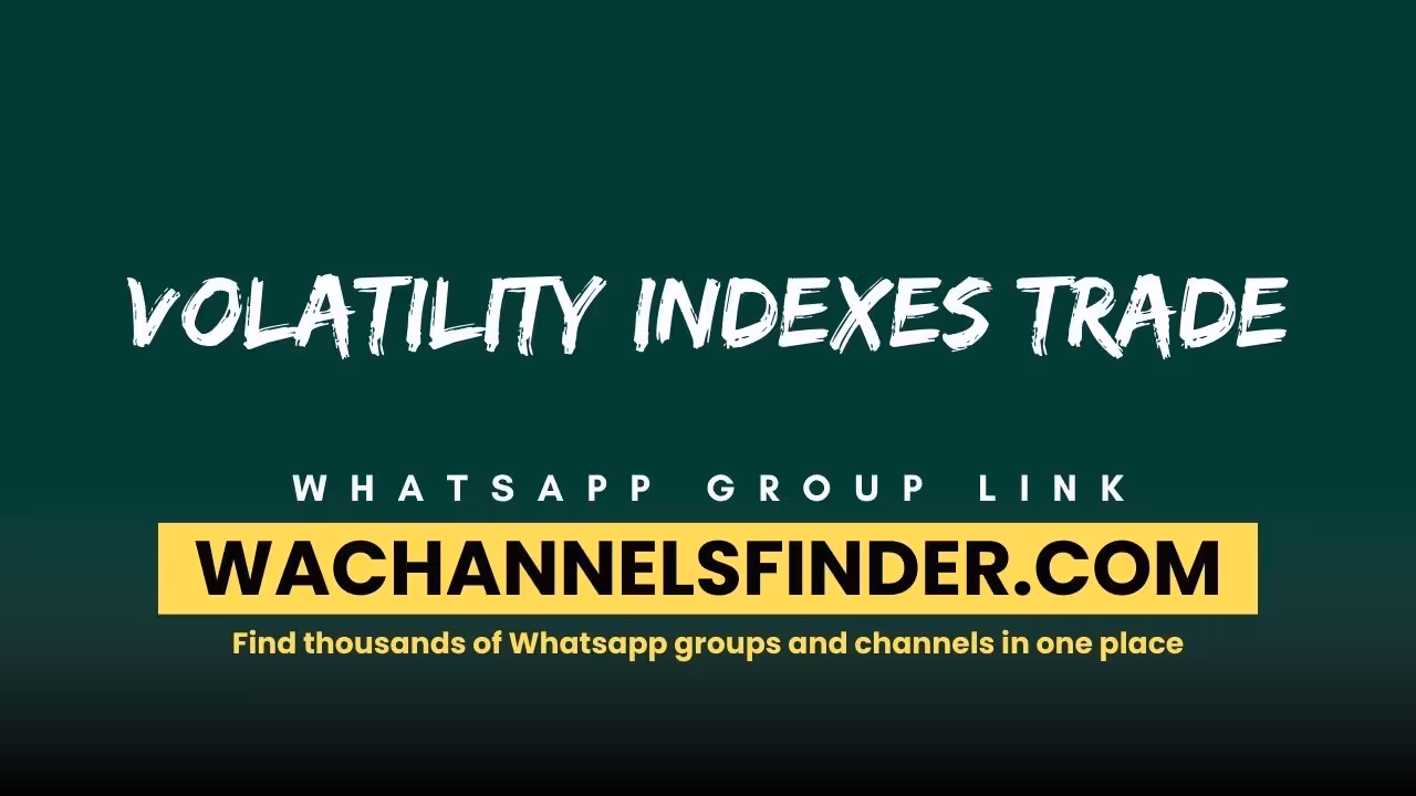 Volatility Indexes Trade - WhatsApp Channel