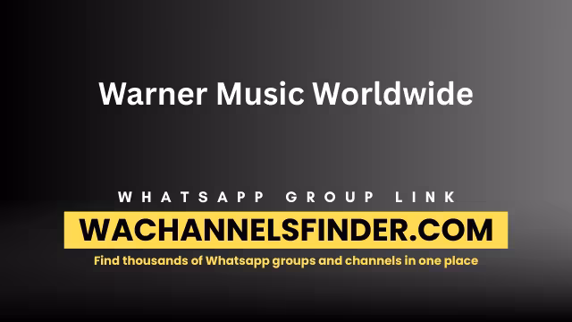 Warner Music Worldwide Whatsapp Group link