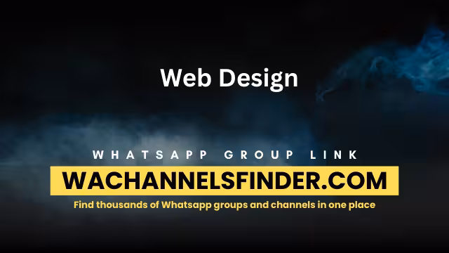 Web Design Whatsapp Group link