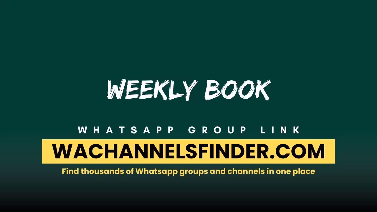 Weekly book - WhatsApp Channel