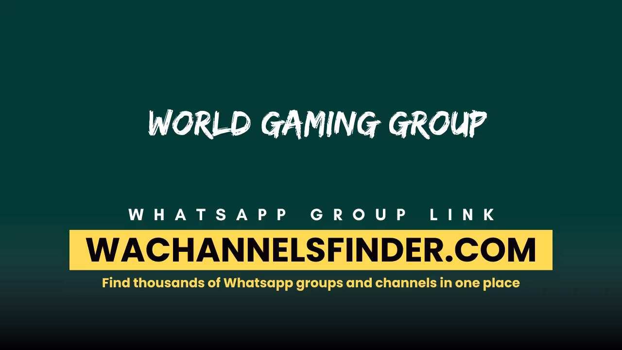 World Gaming Group - WhatsApp Channel