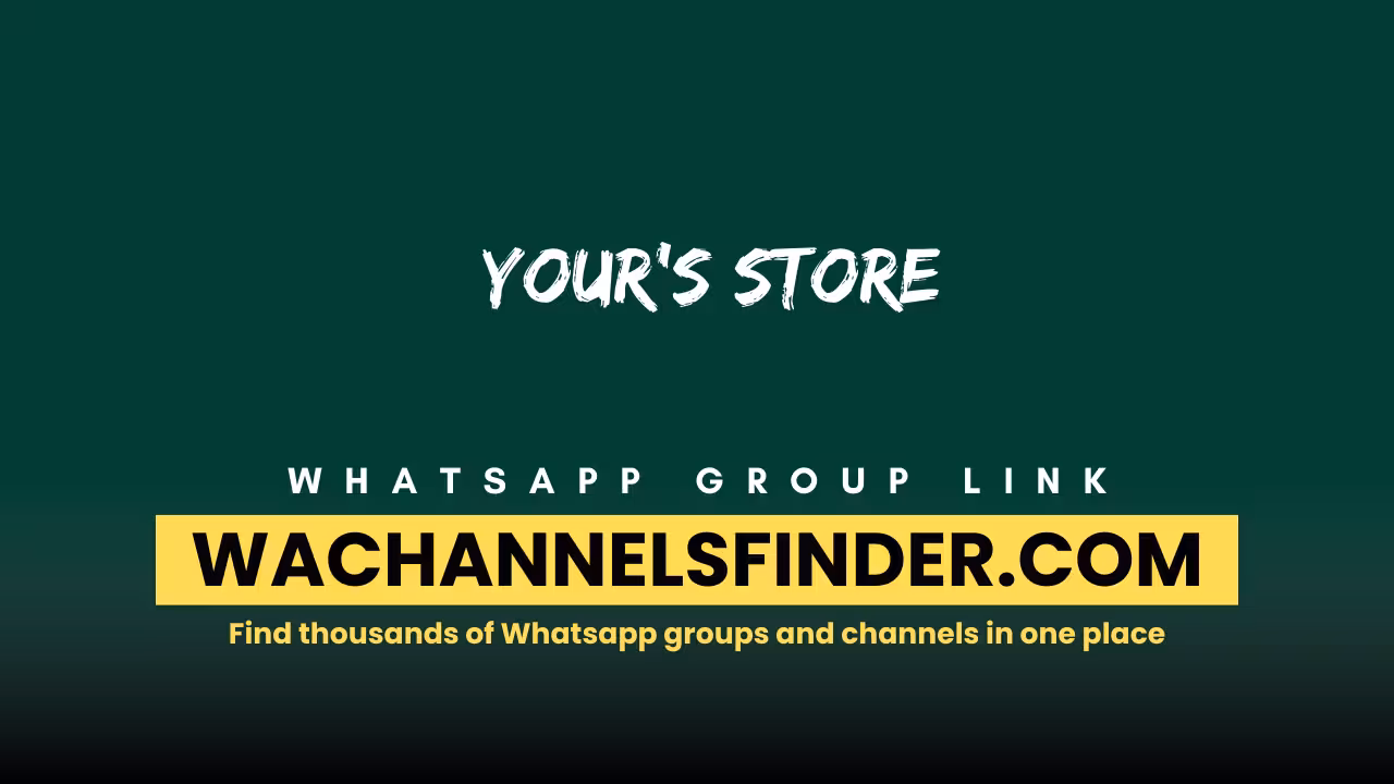 Your's Store - WhatsApp Channel