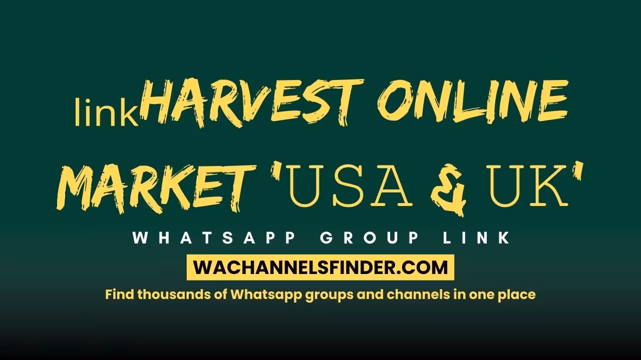ₗᵢₙₖharvest Online Market '𝚄𝚂𝙰 & 𝚄𝙺' - WhatsApp Channel