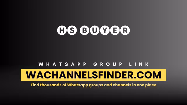 🅗🅢 🅑🅤🅨🅔🅡 - WhatsApp Channel