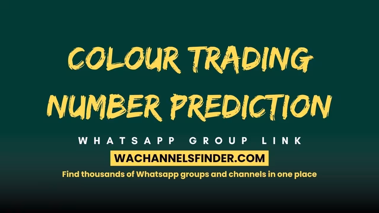 Colour trading number prediction - WhatsApp Channel