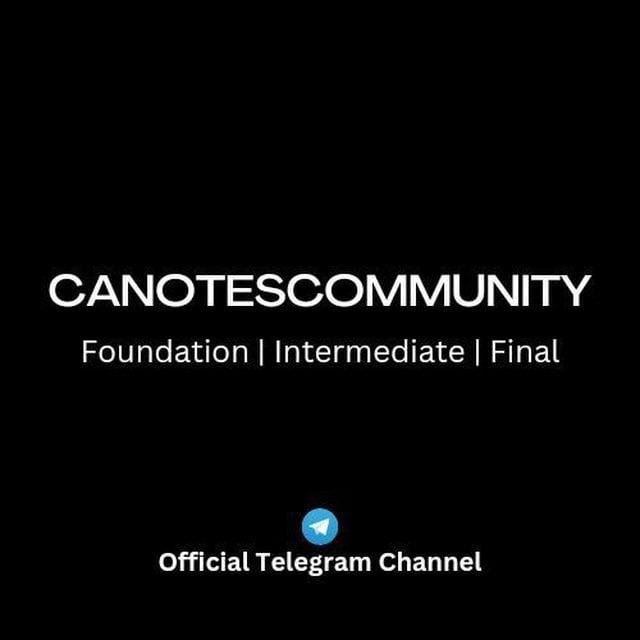CA NOTES COMMUNITY - WhatsApp Channel